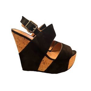 Platform Black and Tan | Wedges | Size 7
